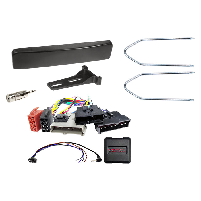 ACV, Komplet 1-DIN Kit Ford Sort 8Pin/8Pin/17Pin