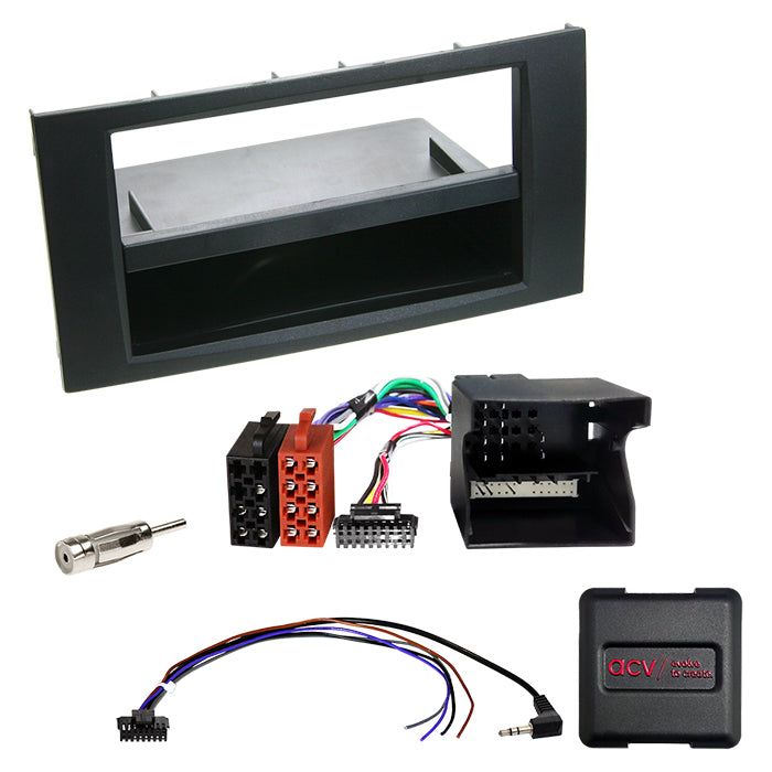 Acv, 2-DIN Kit m/lomme Ford- ratbetj./analog/antenne