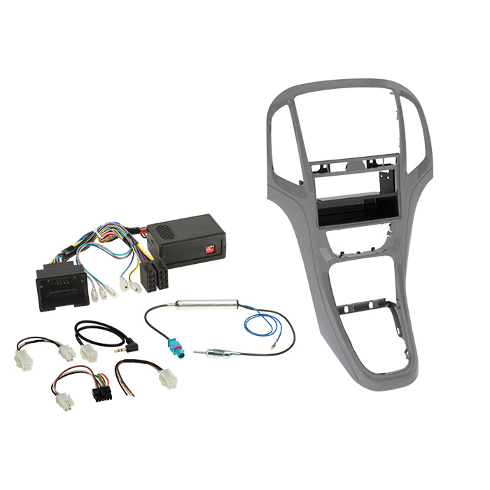 ACV, Komplet 2-DIN Kit M. Rum Grå — Passer til Opel Astra J 2009-2018