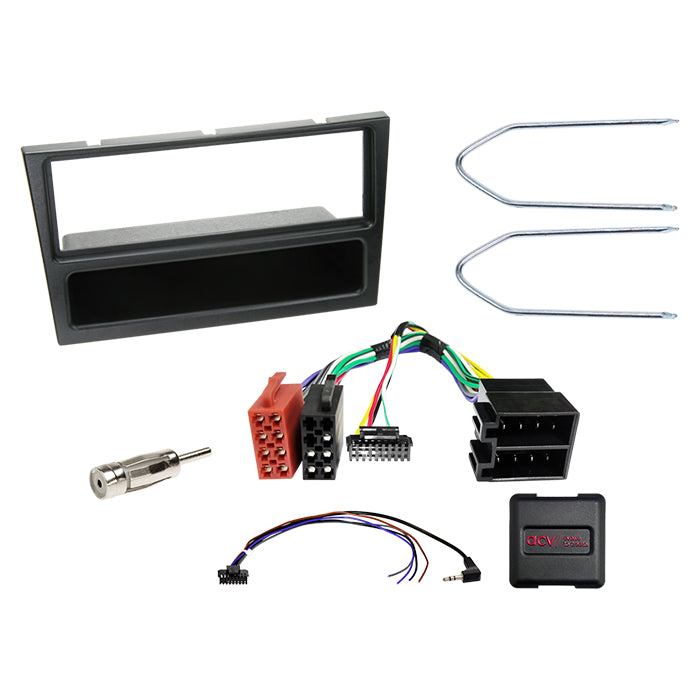 ACV, Komplet 1-DIN Kit M. Rum Opel Sort Analog