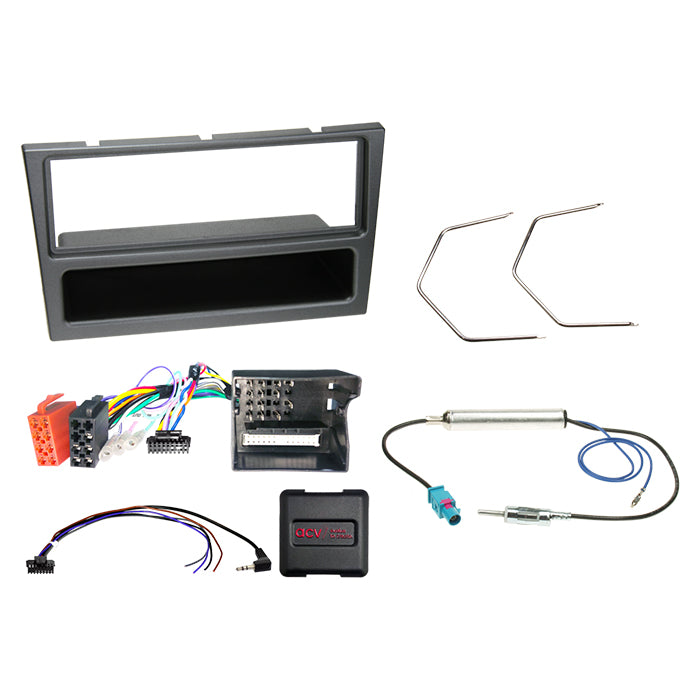 ACV, Komplet 1-DIN Kit M. Rum Opel Charcoal CAN Bus