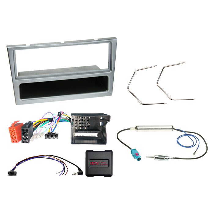ACV, Komplet 1-DIN Kit M. Rum Opel Matt-chrome CAN Bus