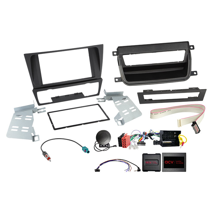 ACV, Komplet 2-DIN Kit BMW 3series U. Rygerpakke