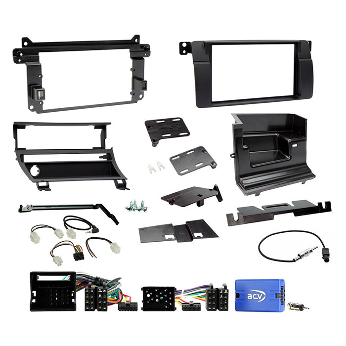 Acv, 2-DIN Kit BMW E46 1998-2007 SWC/antenne