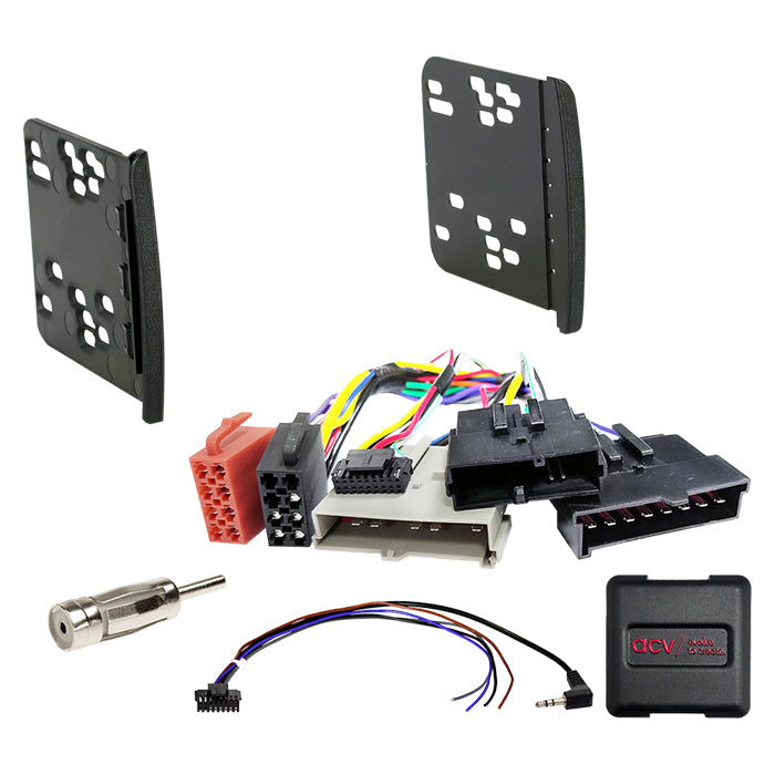 ACV, Komplet 2-DIN Kit Ford Sort 8Pin/8Pin/17Pin