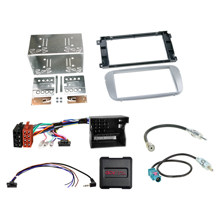 ACV, Komplet 2-DIN Kit Ford Forsk. Sølv /CAN Bus