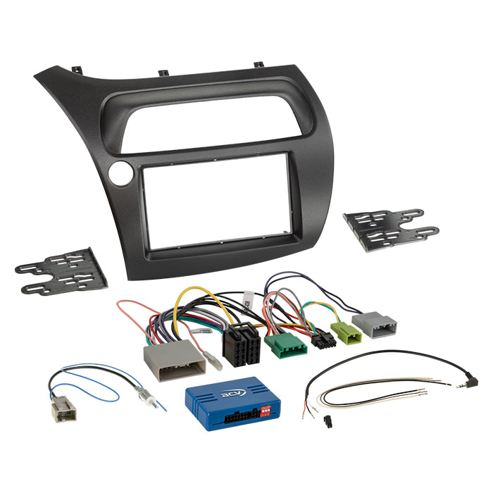 ACV, Komplet 2-DIN Kit 12/2011 /climatro — Passer til Honda Civic 09/ 2005-