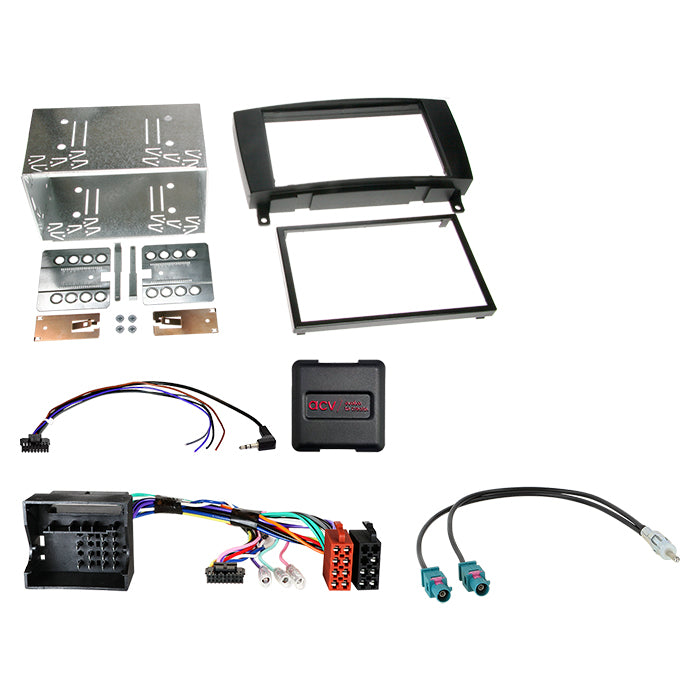 Acv, 2-DIN Kit Mercedes CLK-klasse 04/2005-01/2010 ratbetj.