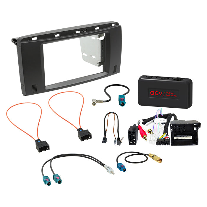 ACV, Komplet 2-DIN Kit 05/2010 — Passer til Mercedes R-klasse 09 2005-