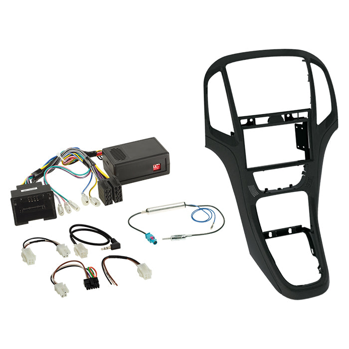 ACV, Komplet 2-DIN Kit Pearl Sort — Passer til Opel Astra J 2009-2016