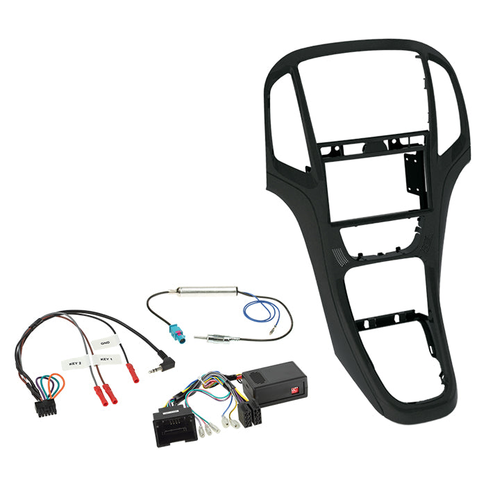 Acv, 2-DIN Kit Opel Astra J 2009-2018 Perlesort ratbetj.