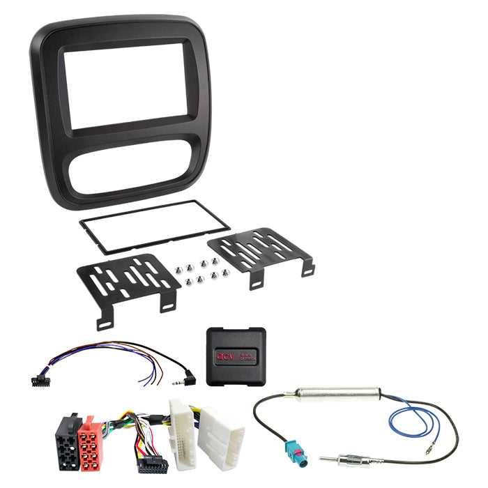 Acv, 2-DIN Kit Fiat/Nissan/Opel/Renault u/klima ratbetj. (249 621250161)