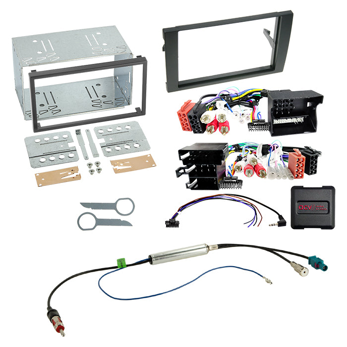 ACV, 2-DIN Kit Audi A4 B6/B7 (8E)/Seat Exeo(3R) Ratbetjening