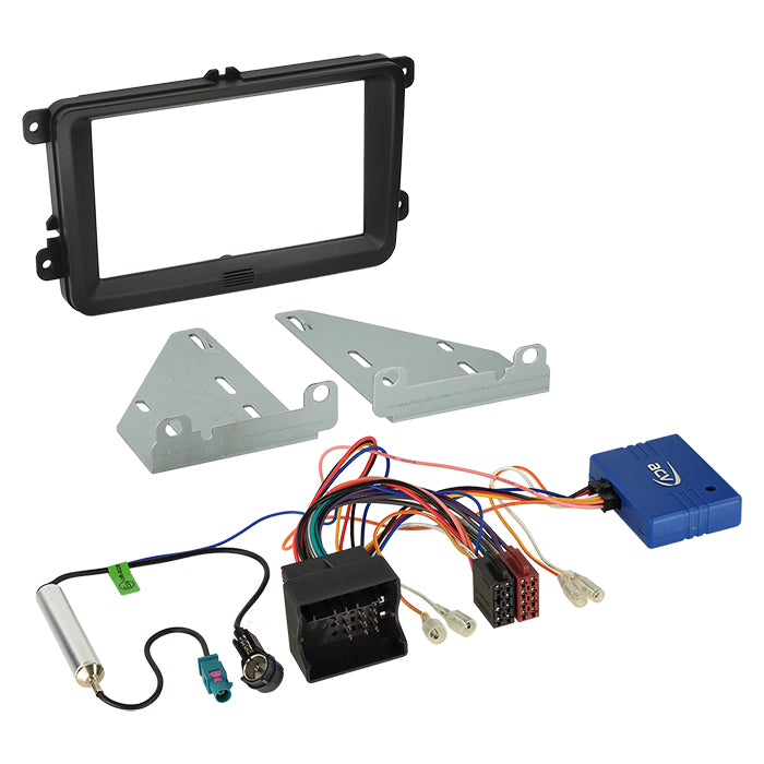 ACV, 2-DIN Kit Seat/skoda/vw CAN Bus/antenne Sort