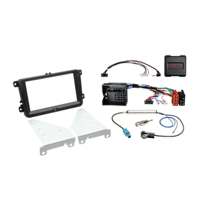 ACV, 2-DIN Kit Seat/skoda/vw Ratbetj./antenne Sort