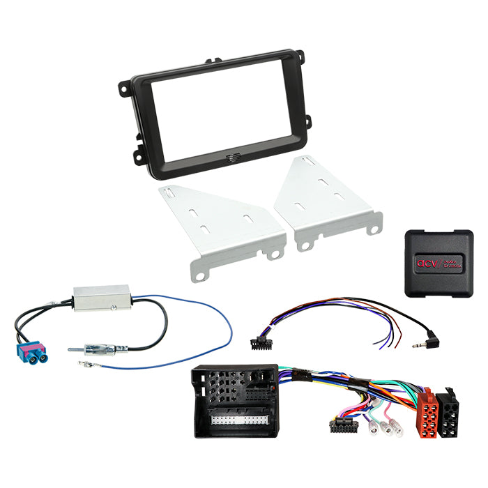 ACV, 2-DIN Kit Alhambra/Amarok/Beetle/Caddy/T6 Ratbetjening