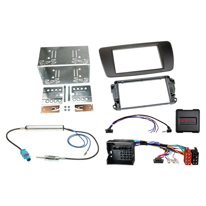 ACV, Komplet 2-DIN Kit Sort — Passer til Seat Ibiza 2008-2015