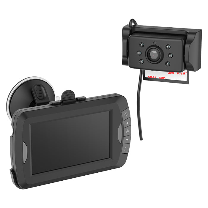 Avant, Bakkamerasæt m. 4,3" Skærm Trådløs 12/24V