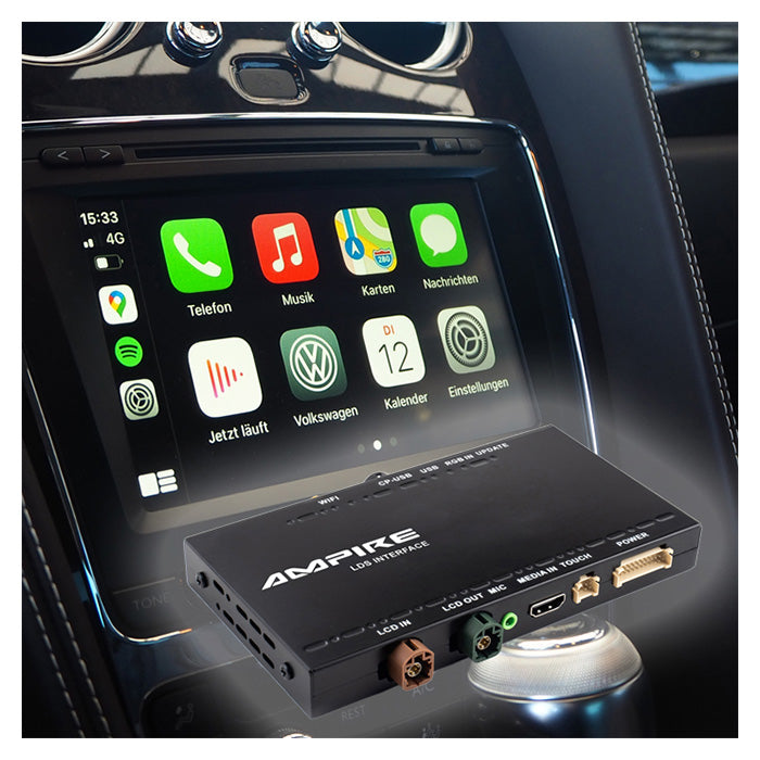 Ampire, Universal CarPlay & Android Auto Adapter for VW, Skoda, Seat & Bentley