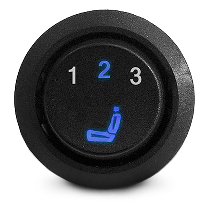 Ampire, Reserveknap Til Sædevarmesæt m. 3 Niveauer