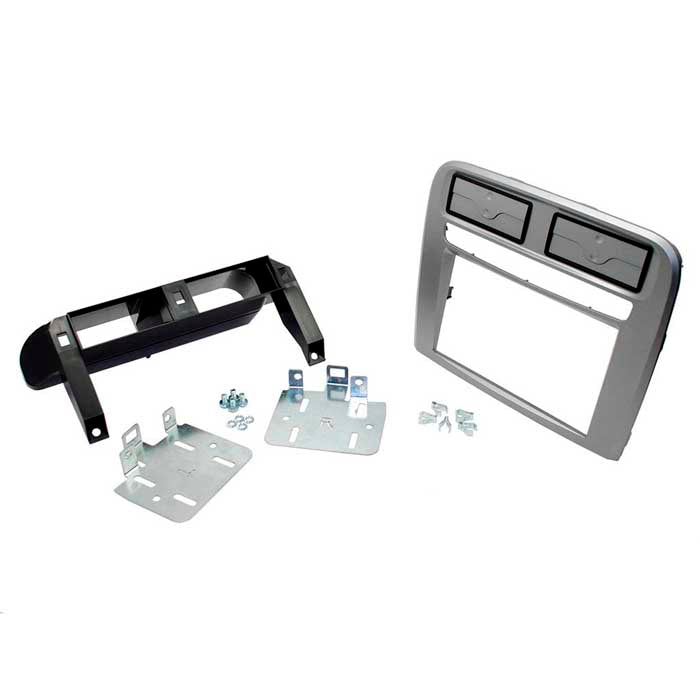 Connects2, Fiat Grande Punto 2-DIN Fascia Plate (2005-2009) - Grå