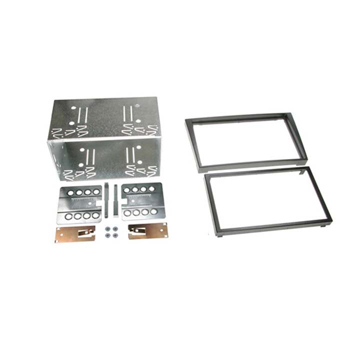 Connects2, Vauxhall 2-DIN Fascia Plate for Agila, Combo, Corsa - Black