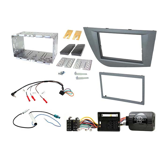 Connects2, Seat Leon Ratbetjening Kit 2005-2012 med 2-DIN og CAN-Bus Interface