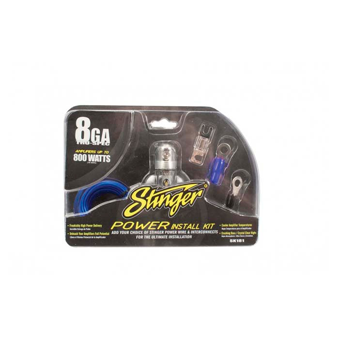 Stinger, 800W 8GA Kabelkit med 70AMP