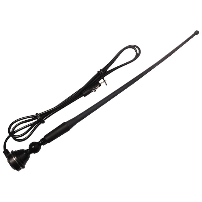 AutoPro, Universal 40cm Gummiantenne med 10mm Monteringshul