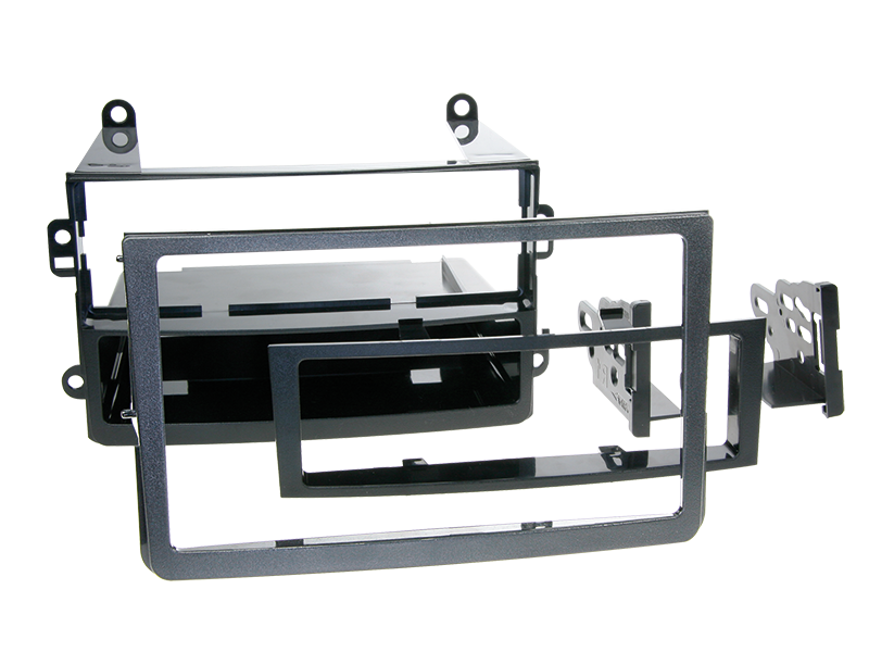 ACV, Nissan 350Z Monteringssæt 1-DIN/2-DIN med Lomme (2006-2010) - Sort
