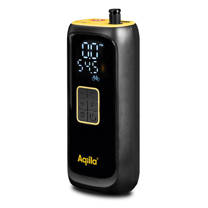 Aqiila, 3-i-1 Power Luftpumpe med Powerbank og Lommelygte