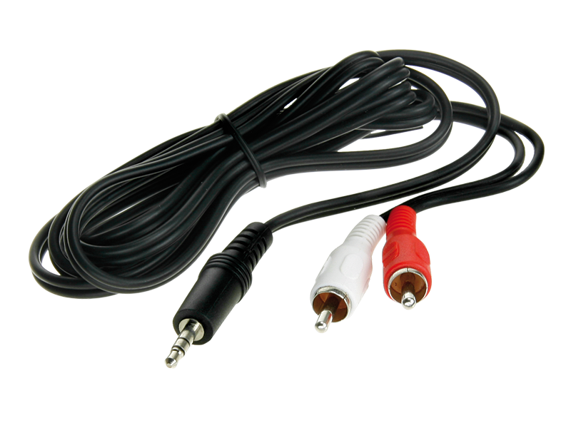 ACV, Audio Kabel - 3,5mm Jack til RCA, 1,5m