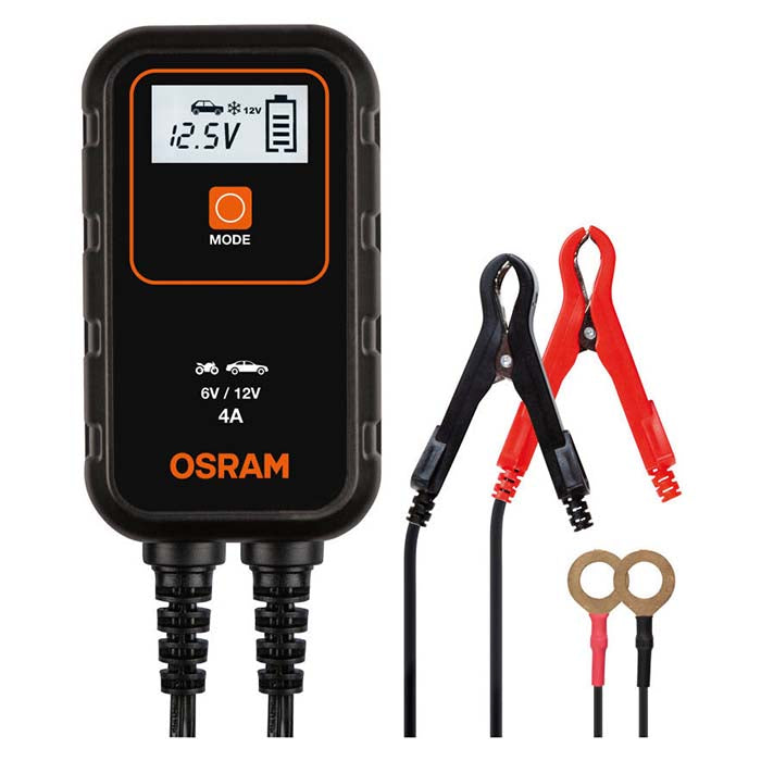 Osram, Smart 4A Batterioplader med Langt Kabel