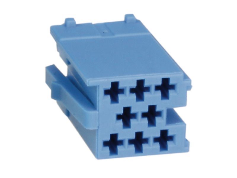 ACV, Micro Timer 8-Pin Mini ISO Connector - Blue