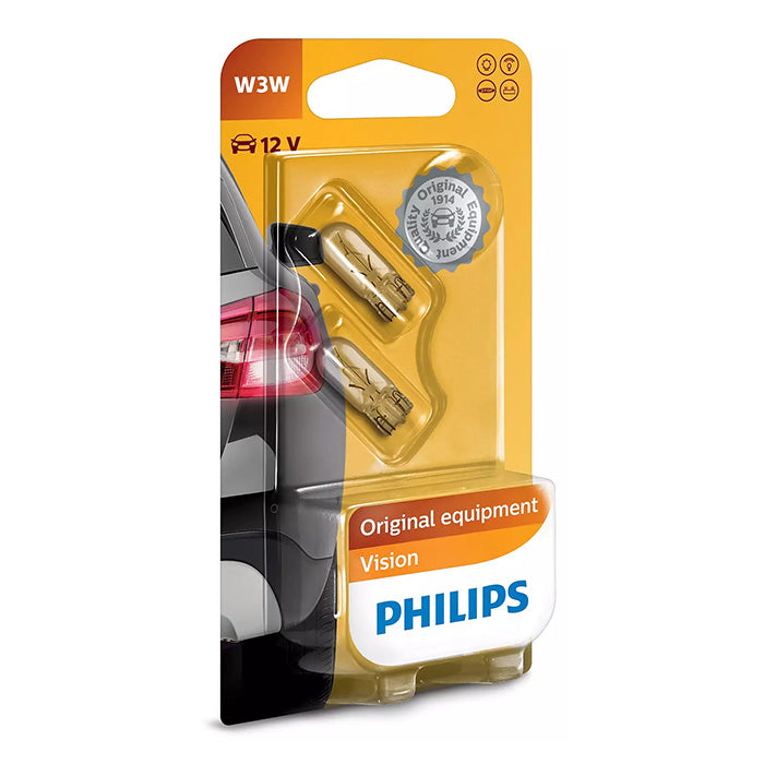 Philips, W3W 12V 3W Pære