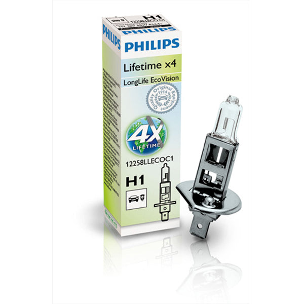 Philips, Longlife Ecovision H1 55W 12V - 1 Stk.