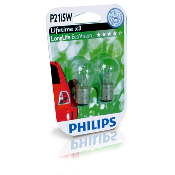 Philips, Longlife Ecovision 21/5W 12V - Sæt