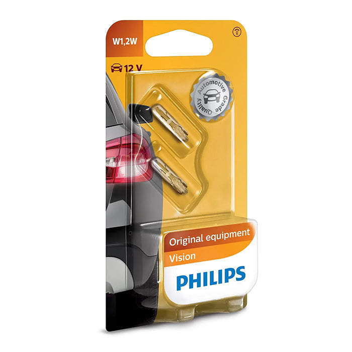 Philips, Vision 1,2W 12V Instrumentlyspære - Sæt
