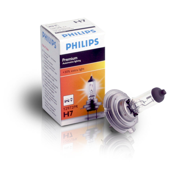 Philips, H7 Vision Halogenpære 12V 55W