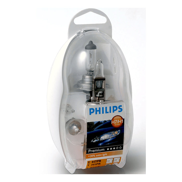 Philips, Premium H1/H7 12V Reservepære Kit