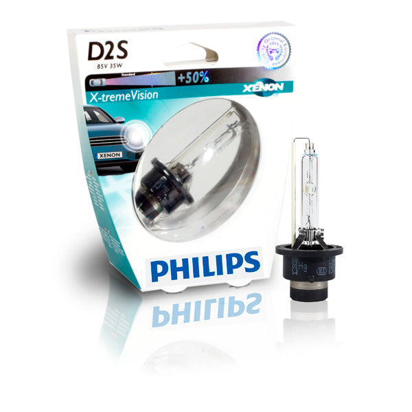 Philips, D2S X-tremevision Xenon 35W 12V+ 50% - 1 Stk.