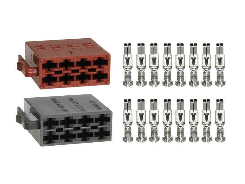 ACV, ISO Adapter Sæt med 8-Pin Hanstik