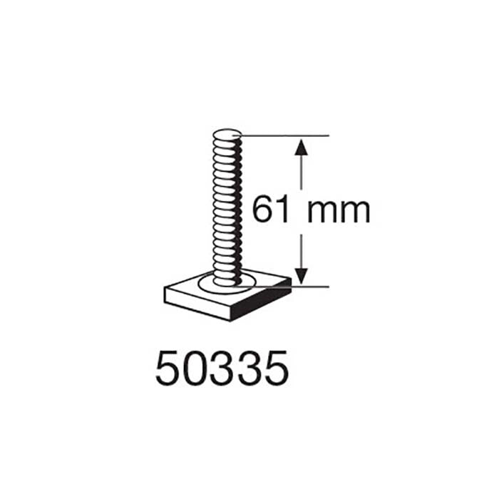 Thule, T-spor Skrue M6x61 50335