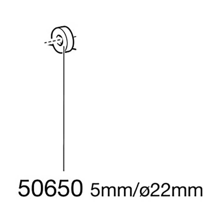 Thule, Plastskive 5mm Ø20mm (50650)