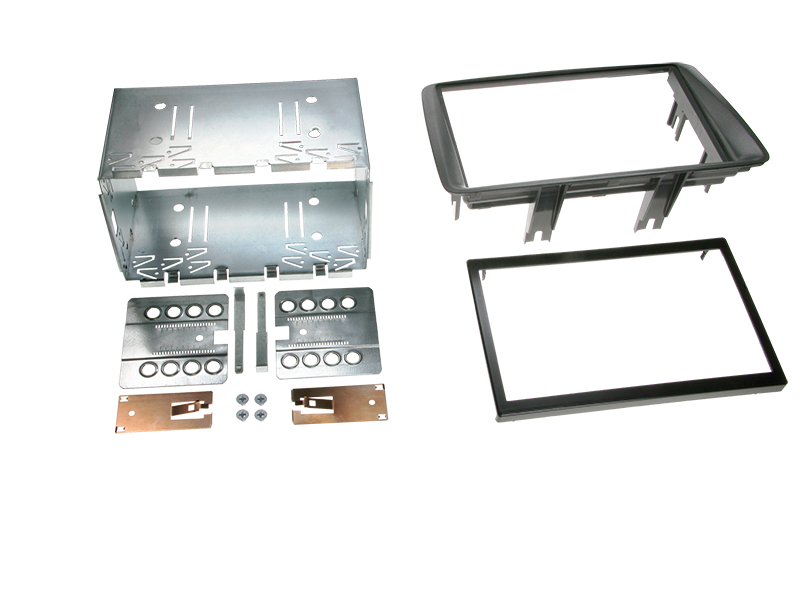 ACV, Fiat Panda 2003-2012 Grå 2-DIN Monteringssæt