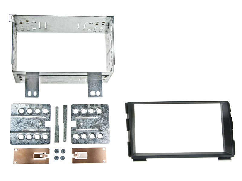ACV, 2-DIN Monteringssæt til Kia Cee'd 2010- Sort