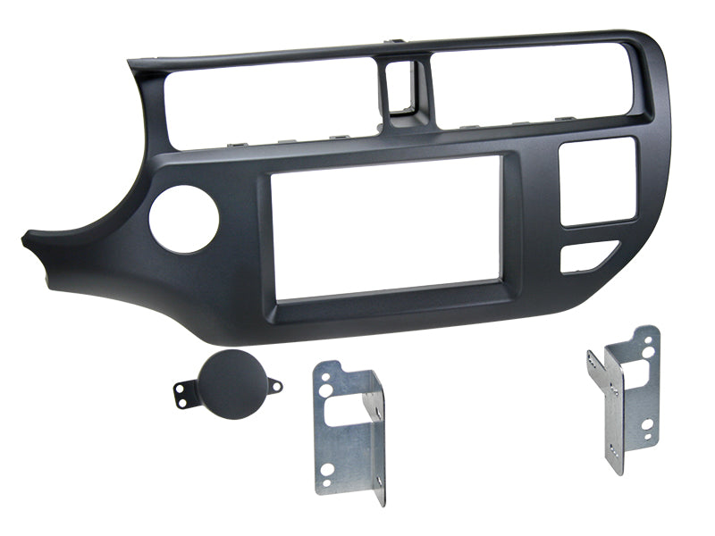 ACV, 2-DIN Radioramme Sort — Passer til KIA Rio 9/ 2011-