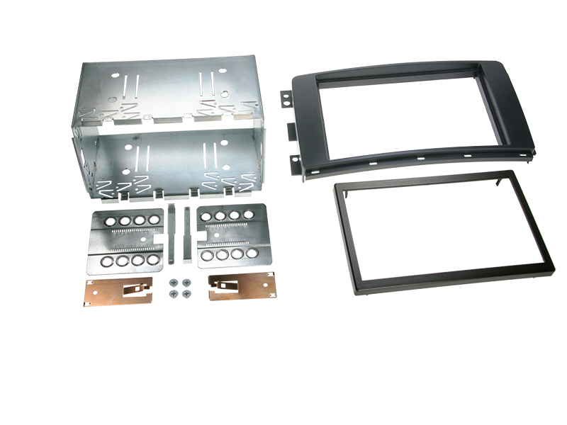 ACV, 2-DIN Monteringssæt til Smart Fortwo/Forfour 2004-2010, Sort