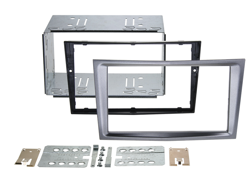 Acv, 2-DIN Radioramme Opel kul-metallic Med Midterknæk