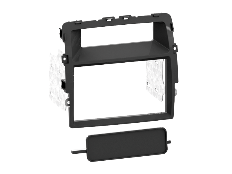 ACV, Monteringssæt til 2-DIN Vivaro/Primastar/Trafic 2011- Sort